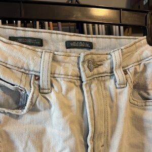 wild fable faded light highest rise mom blue denim jeans